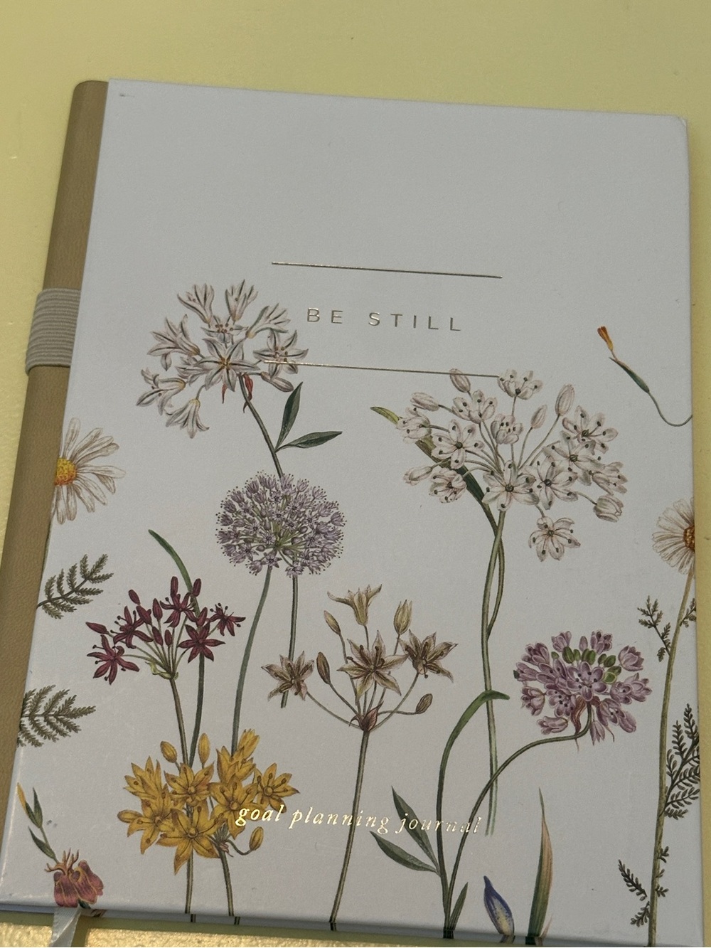 NEW Goal Planning Journal - Floral - “Be Still”